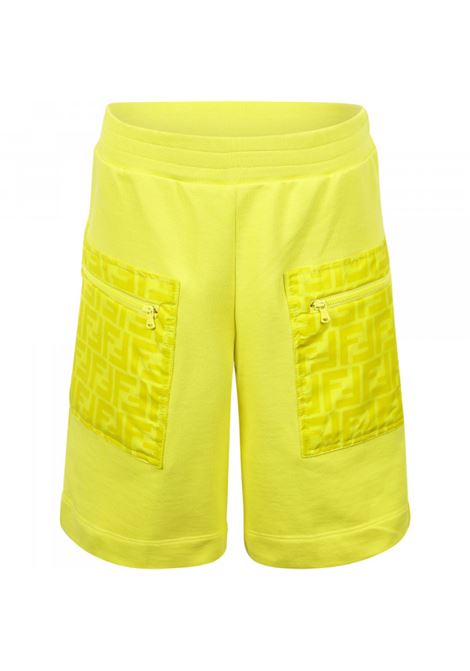 Bermuda con logo FENDI KIDS | JMF378 AG3NF11H4